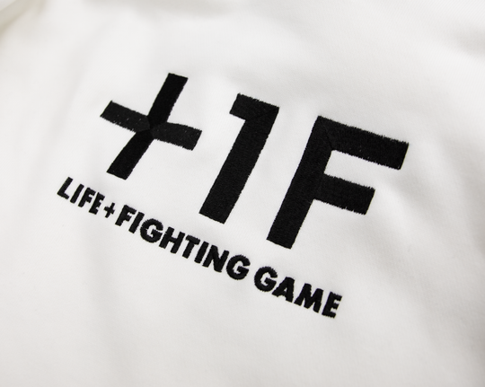 +1F ESSENTIAL HOODIE / WHITE