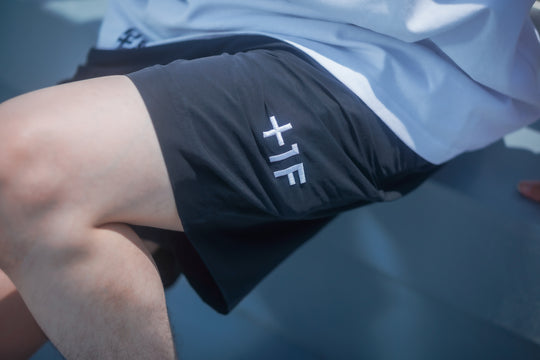 +1F NYLON SHORT PANTS / BLACK