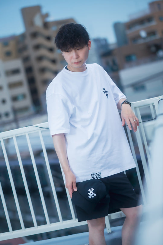 +1F MONOGRAM LOGO TEE/WHITE