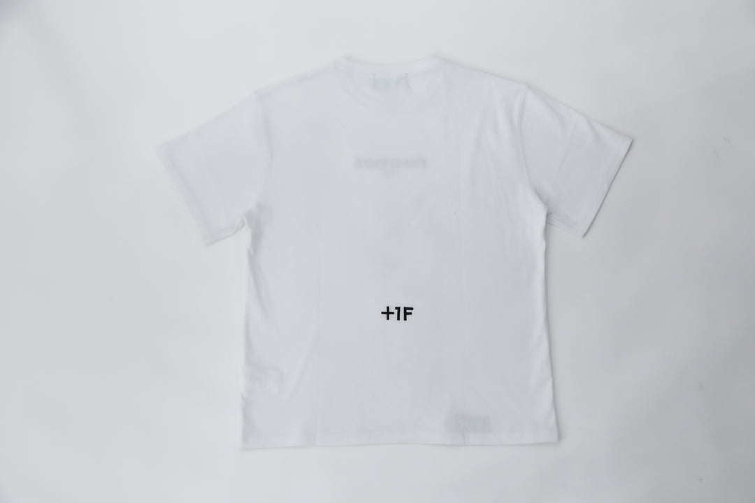 +1F NEVER NERF. TEE / BLACK・WHITE