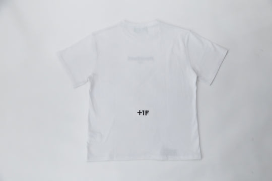 +1F NEVER NERF. TEE / BLACK・WHITE