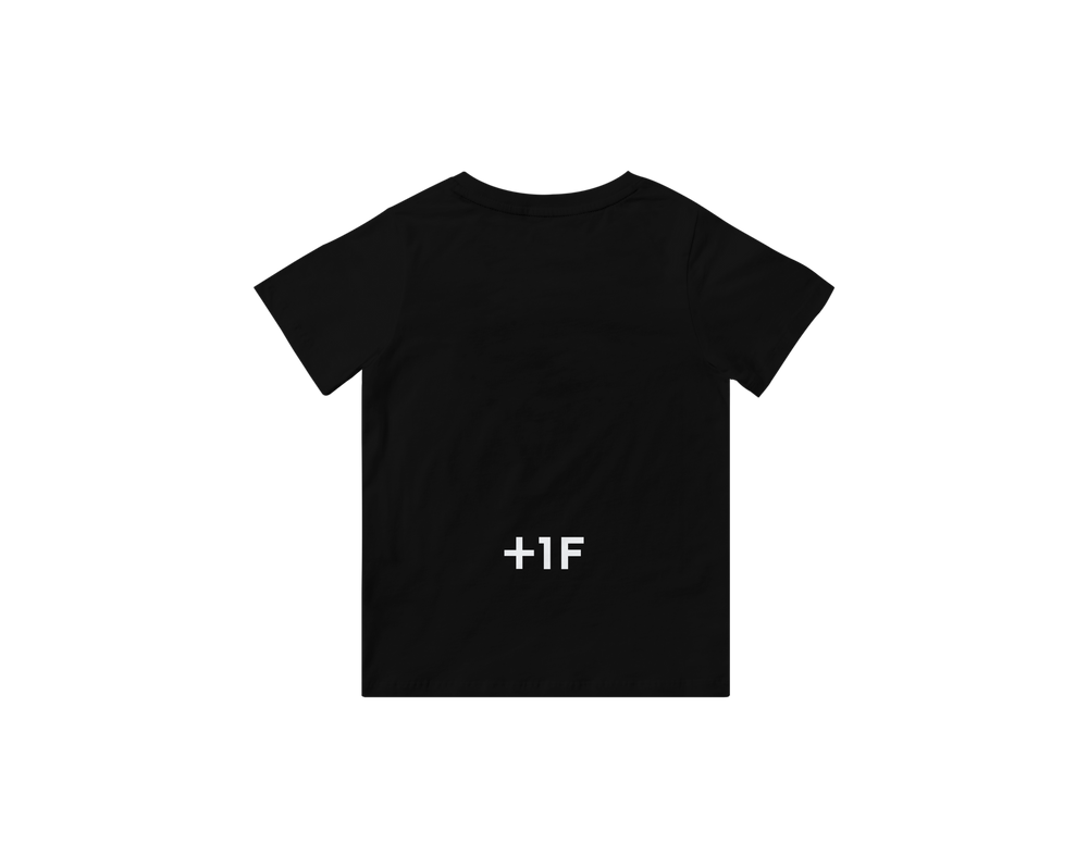 +1F ESSENTIAL TEE KIDS / BLACK