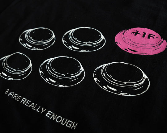 6 ENOUGH TEE / BLACK