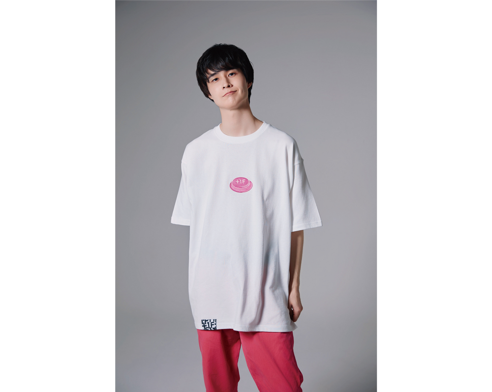 BUTTON LOGO TEE / (2P Color)WHITE