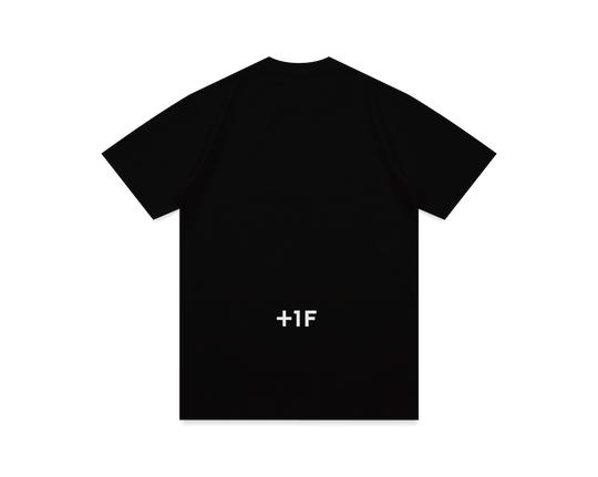 BUTTON LOGO TEE / (2P Color)BLACK