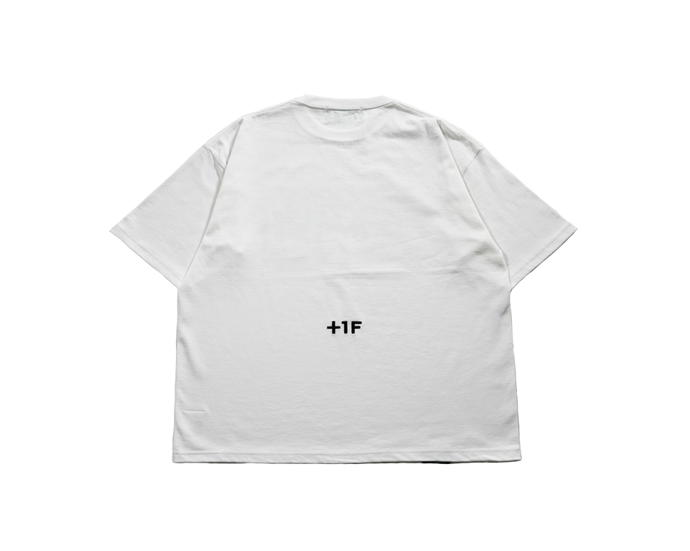 BUTTON LOGO TEE / WHITE