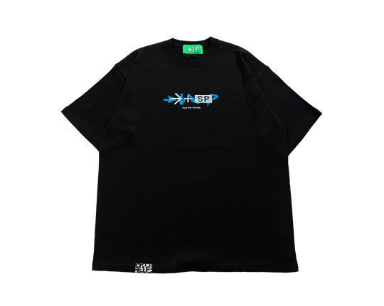 OVER THE BORDER TEE / BLACK