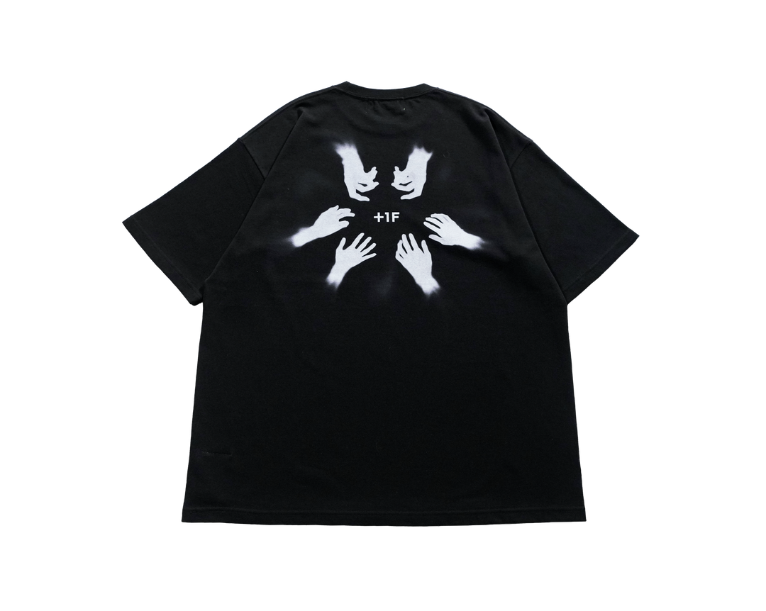 THREEHANDS TEE / BLACK