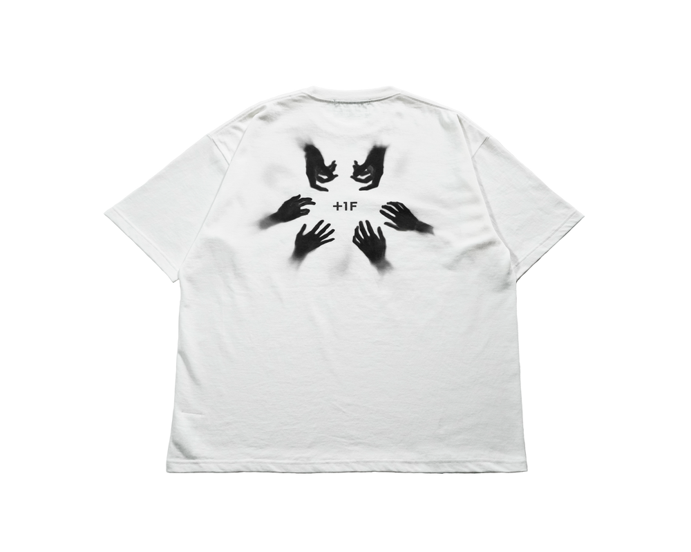 THREEHANDS TEE / WHITE