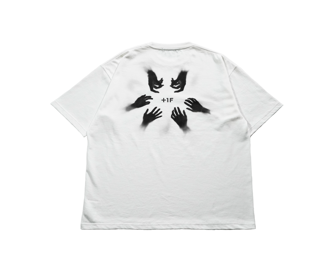 THREEHANDS TEE / WHITE