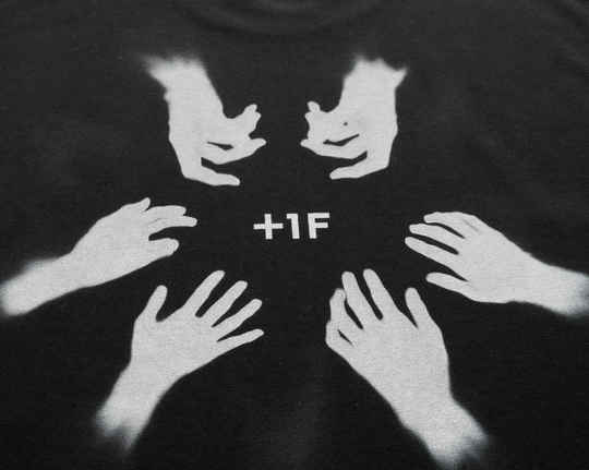 THREEHANDS TEE / BLACK