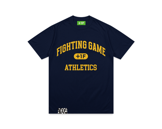 FIGHTING GAME COLLEGE TEE / NAVY