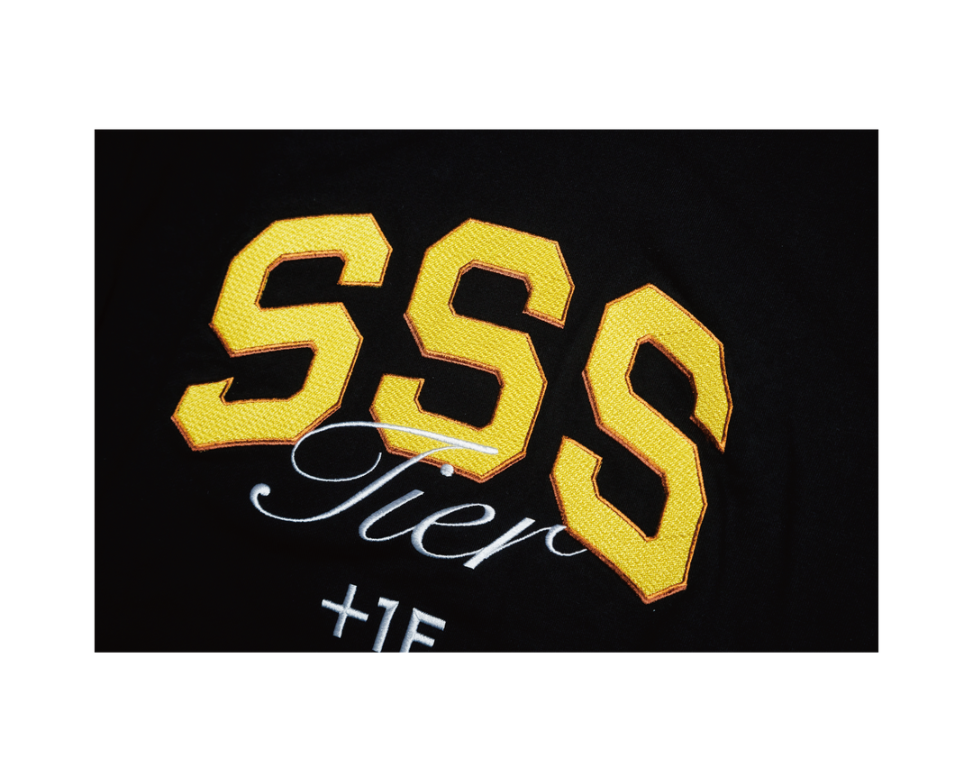 +1F SSS TIER SWEAT CREW / BLACK