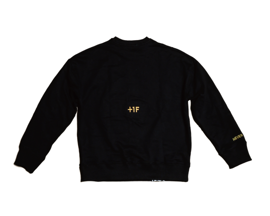 +1F SSS TIER SWEAT CREW / BLACK