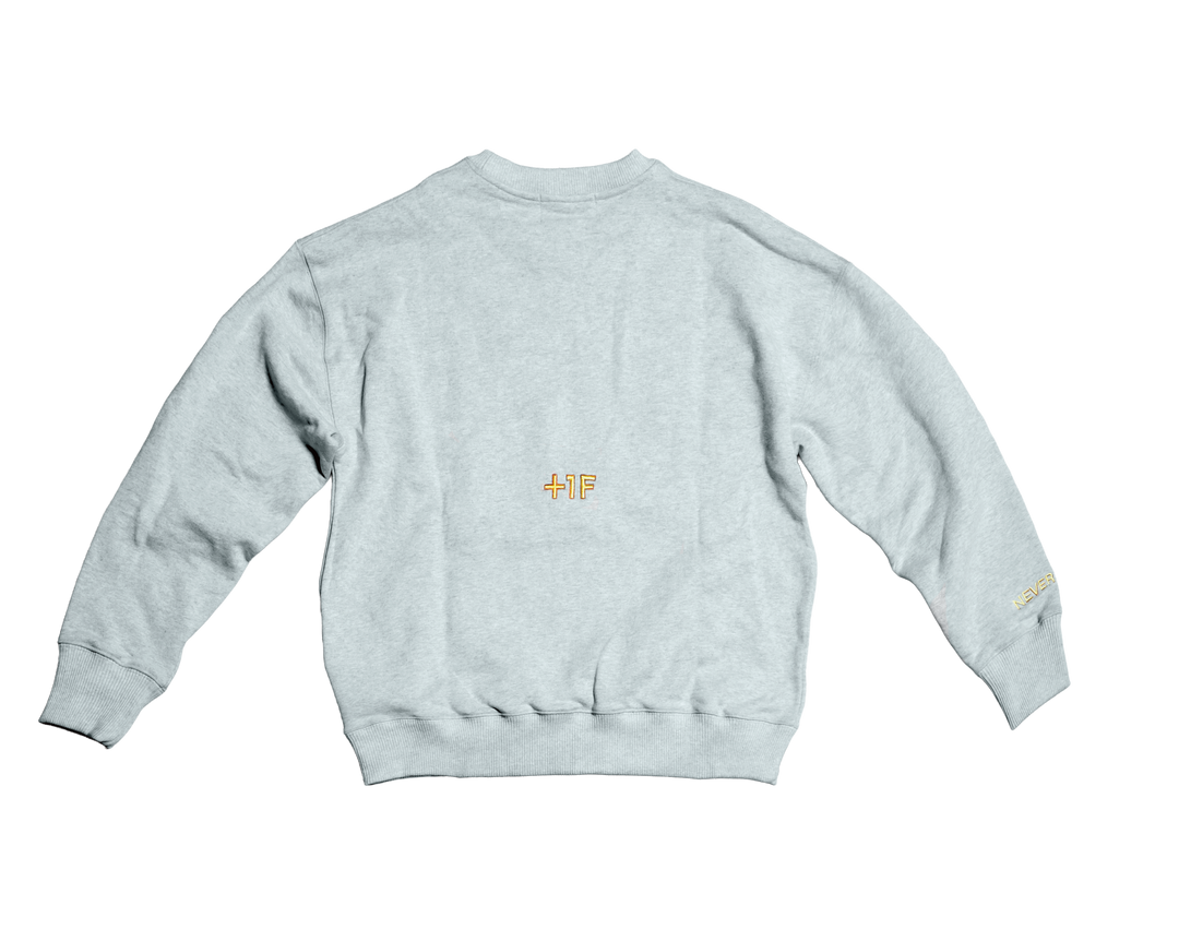 +1F SSS TIER SWEAT CREW / GRAY HEATER