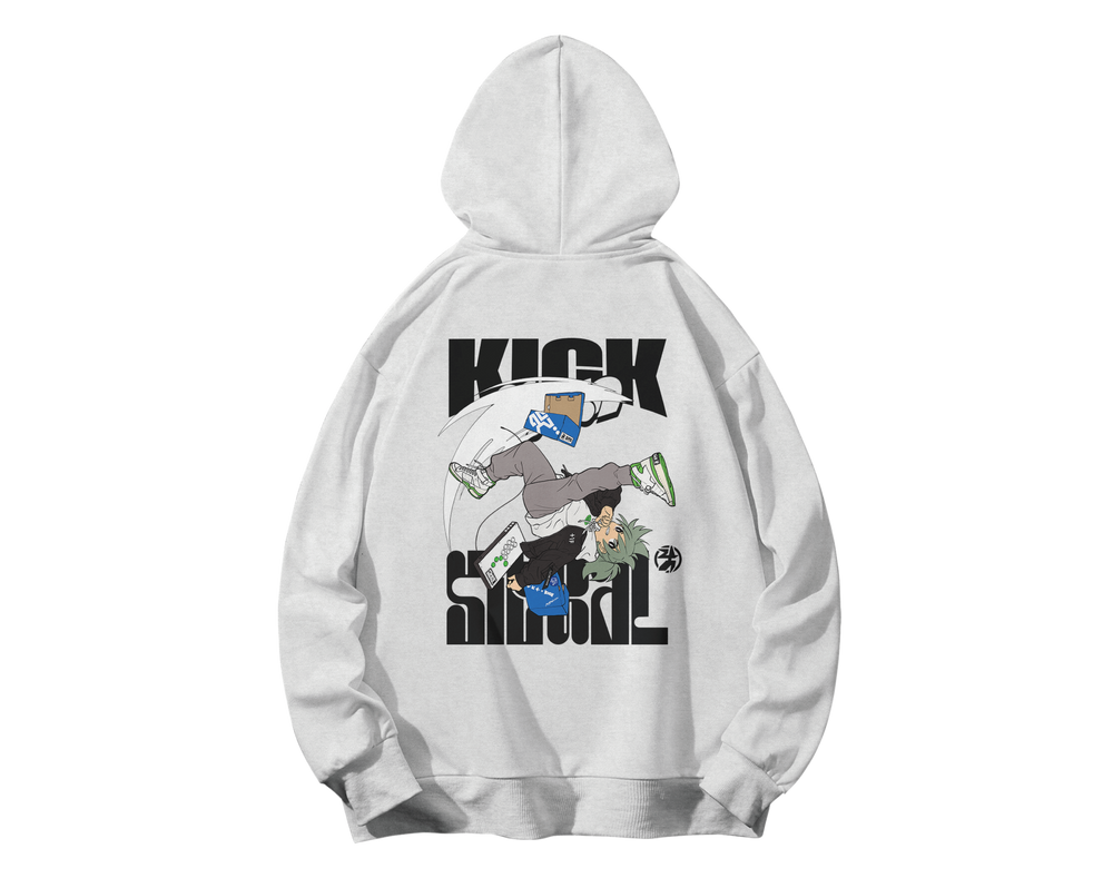 KICK CHAN +1F HOODIE Ver.2026 / GRAY HEATER