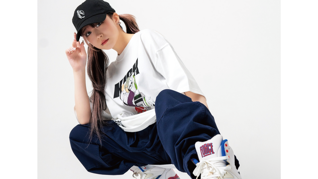 1F KICK chan +1F TEE | KICKちゃんコラボ Tシャツ 白 1F KICK chan +1F TEE | KICKちゃんコラボ Tシャツ 白