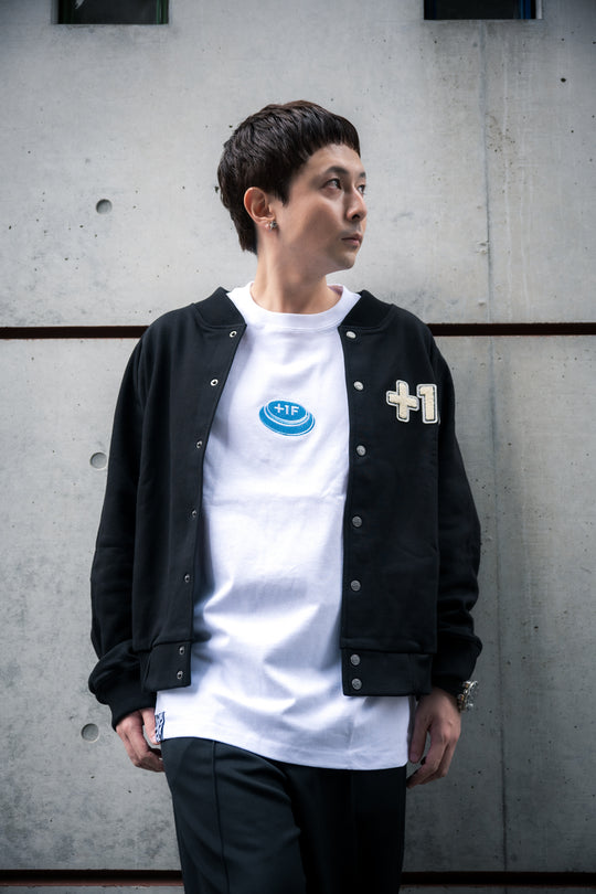 BUTTON LOGO TEE (NEW COLOR) /WHITE