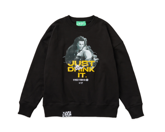 STREET FIGHTER 6 +1F JAMIE JUST DRINK IT CREW / BLACK