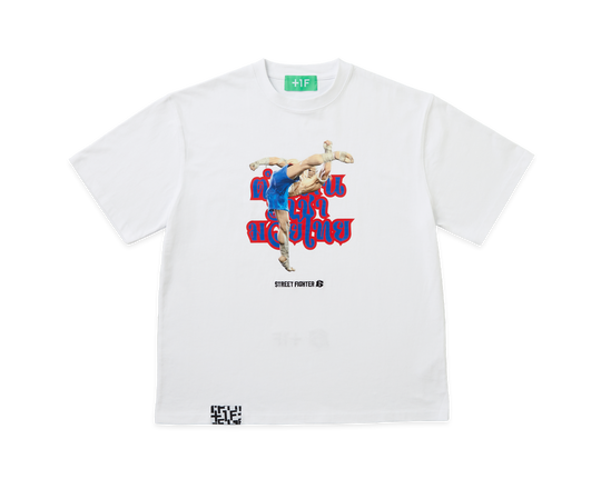 STREET FIGHTER 6 +1F SAGAT TEE / WHITE