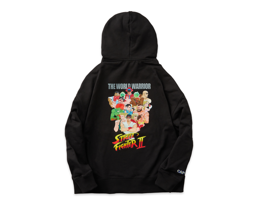 STREET FIGHTER II +1F CODEX 1991 HOODIE / BLACK