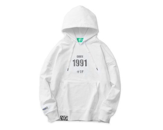 STREET FIGHTER II +1F CODEX 1991 HOODIE / WHITE