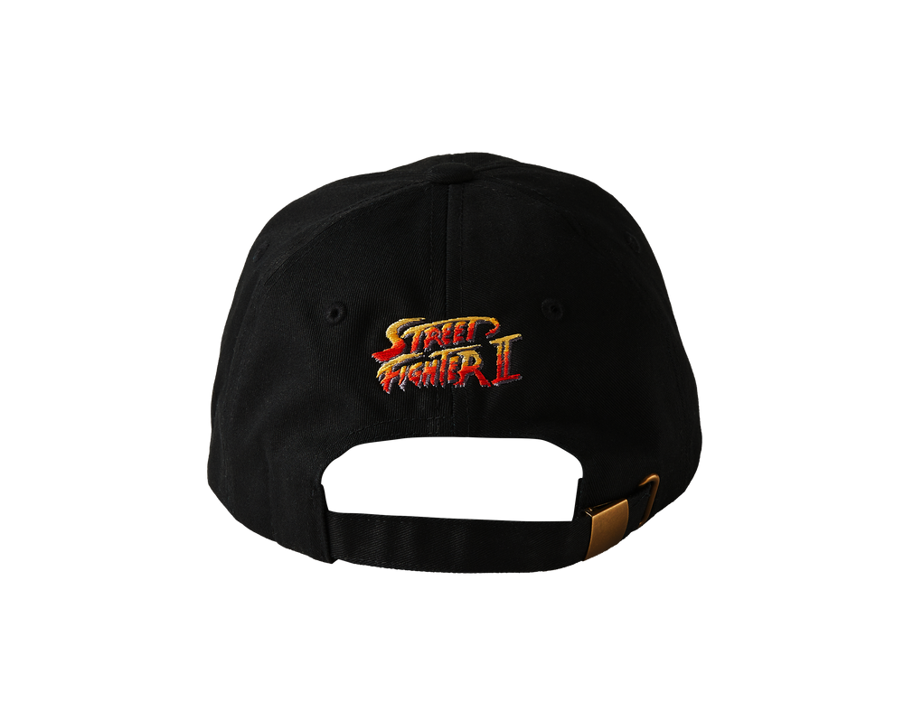 STREET FIGHTER II +1F LOGO CAP/ BLACK