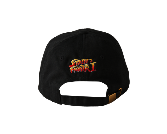 STREET FIGHTER II +1F LOGO CAP/ BLACK