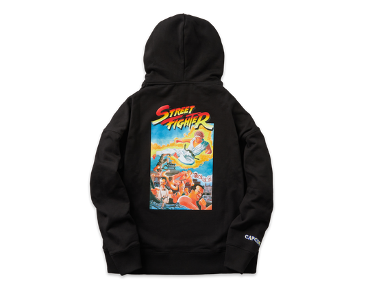 STREET FIGHTER +1F THE ORIGIN HOODIE / BLACK