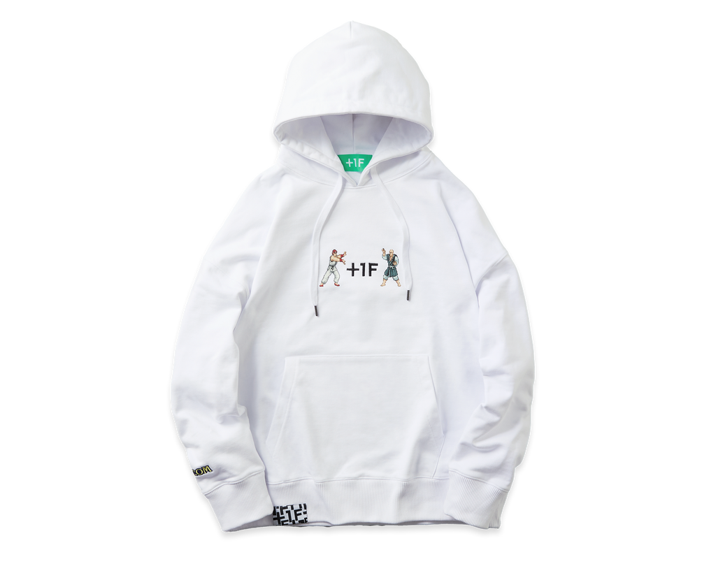 STREET FIGHTER +1F THE ORIGIN HOODIE / WHITE | ストリート STREET FIGHTER +1F THE ORIGIN HOODIE / WHITE | ストリート