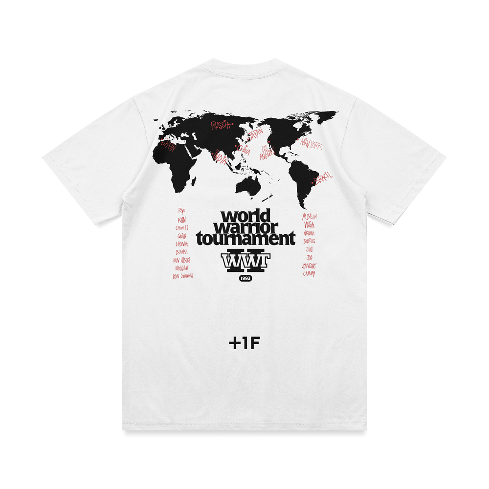 STREET FIGHTER +1F WORLD MAP TEE