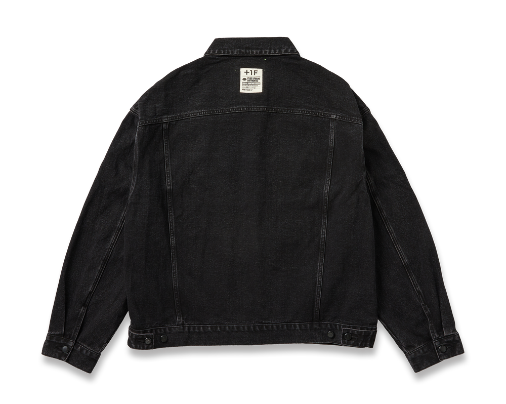 +1F AUTHENTIC DENIM JACKET / BLACK