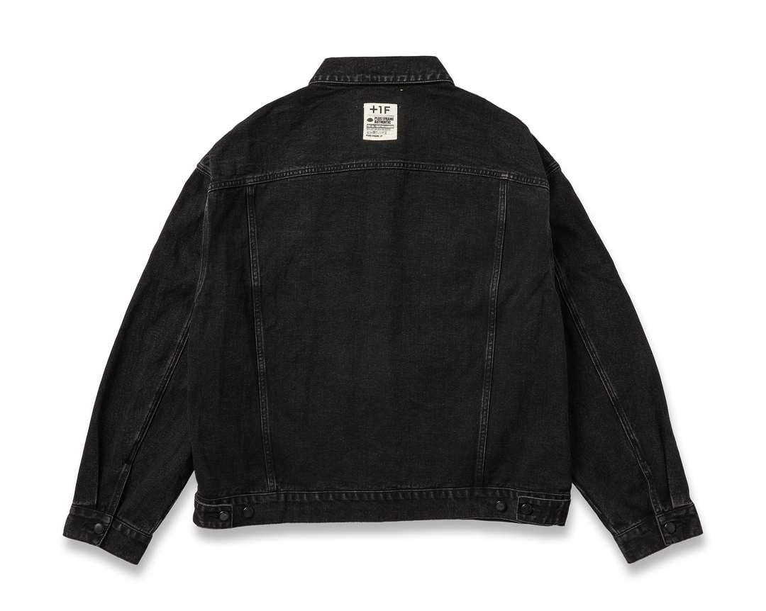 +1F AUTHENTIC DENIM JACKET / BLACK