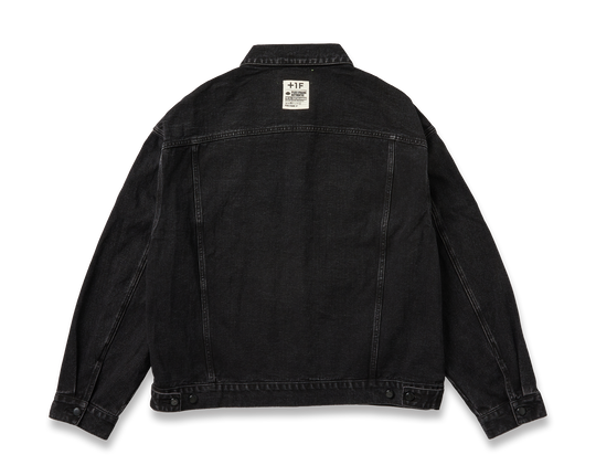 +1F AUTHENTIC DENIM JACKET / BLACK