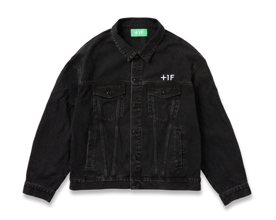 +1F AUTHENTIC DENIM JACKET / BLACK