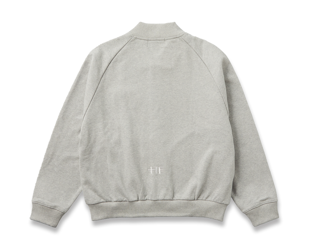 +1F AUTHENTIC STADIUM SWEAT BLOUSON / GREY HEATER