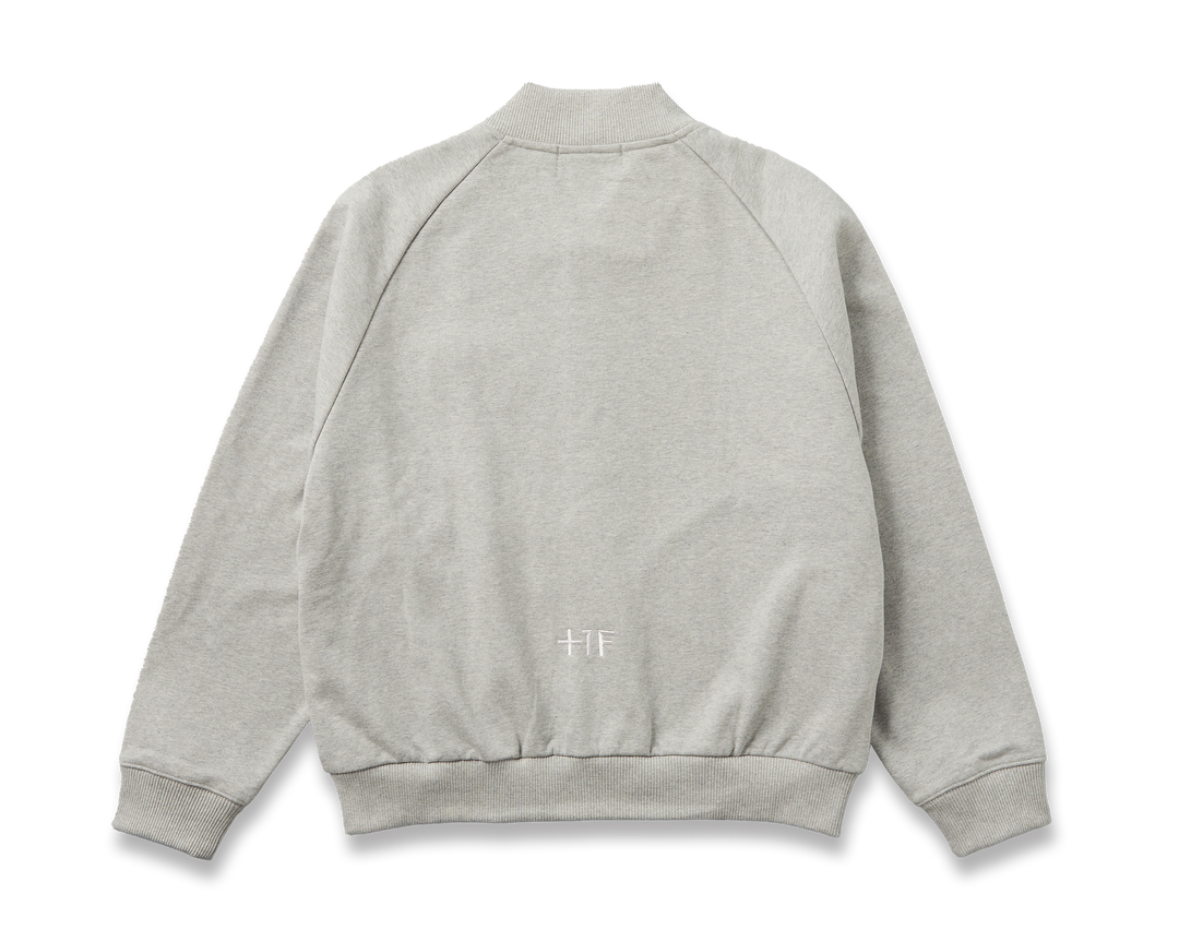 +1F AUTHENTIC STADIUM SWEAT BLOUSON / GREY HEATER