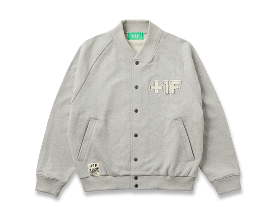 +1F AUTHENTIC STADIUM SWEAT BLOUSON / GREY HEATER