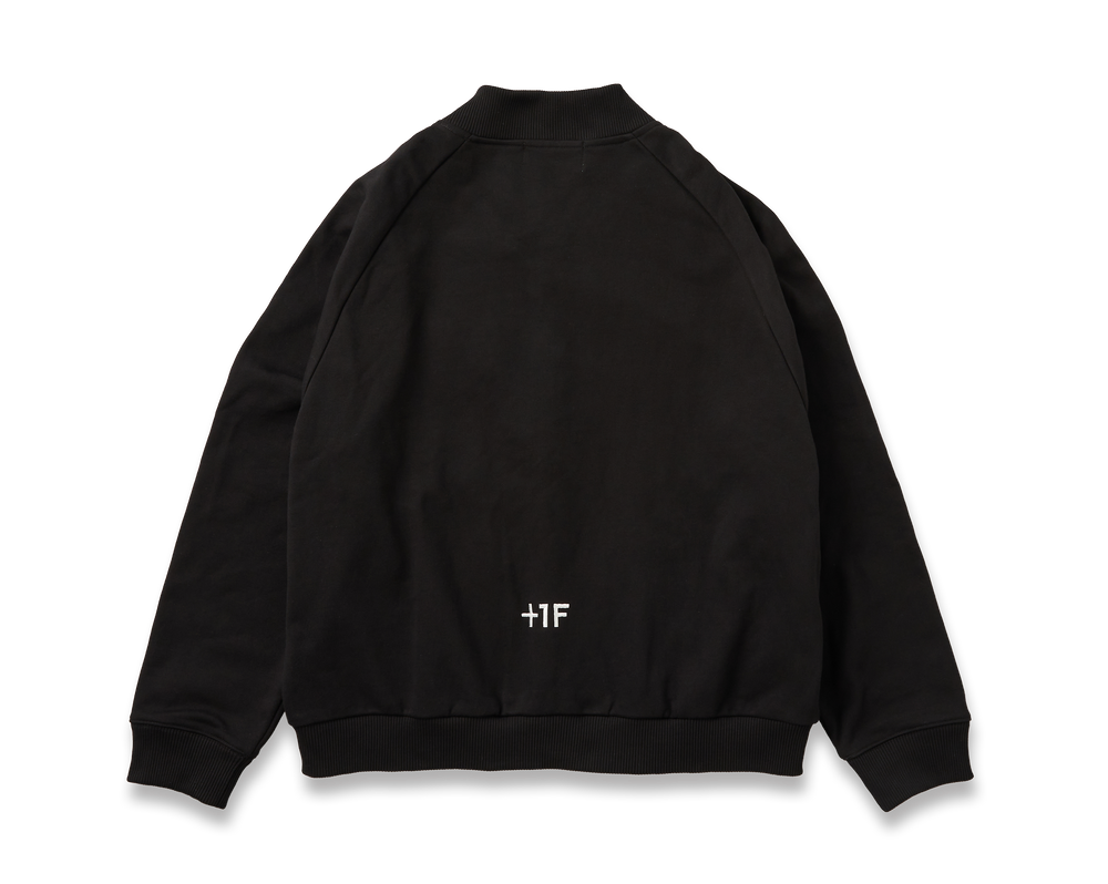 +1F AUTHENTIC STADIUM SWEAT BLOUSON / BLACK