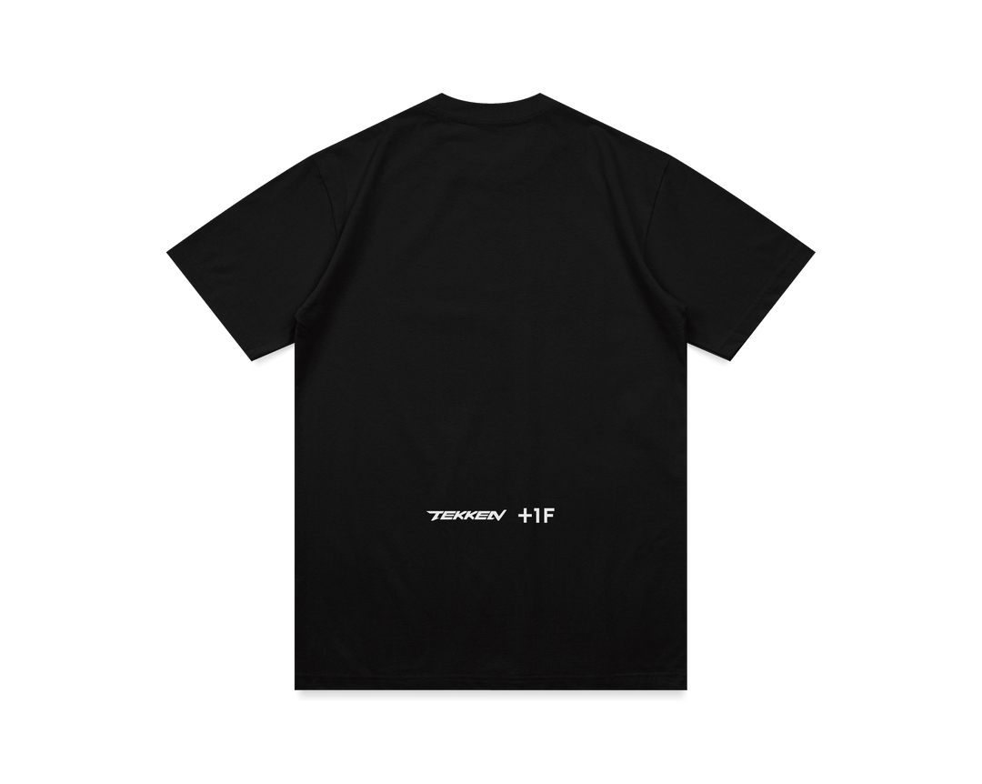 TEKKEN +1F FIGHT IS ABOUT SURVIVAL TEE | 鉄拳 Tシャツ ブラック 黒 TEKKEN +1F FIGHT IS ABOUT SURVIVAL TEE | 鉄拳 Tシャツ ブラック 黒