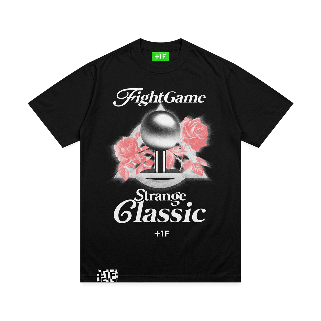 +1F STRANGE CLASSIC TEE / BLACK
