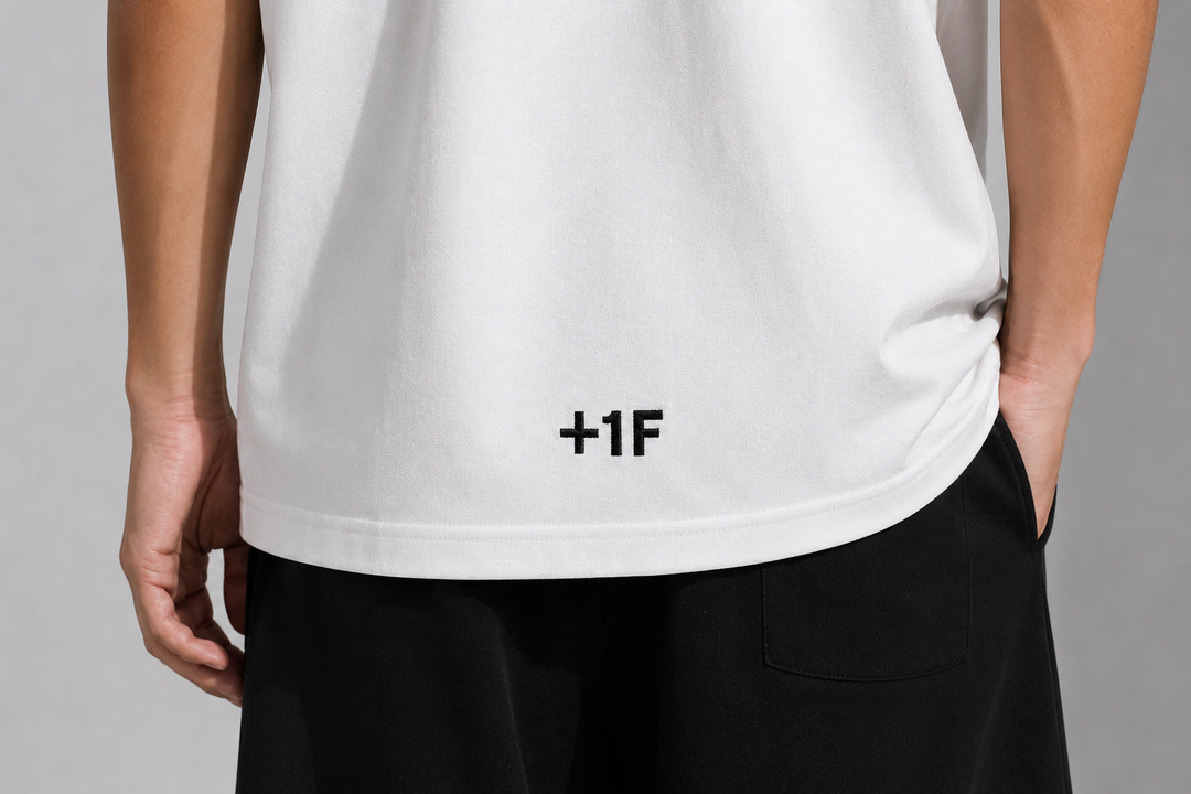 KUMAMOTO RISE UP REVERSAL TEE / WHITE