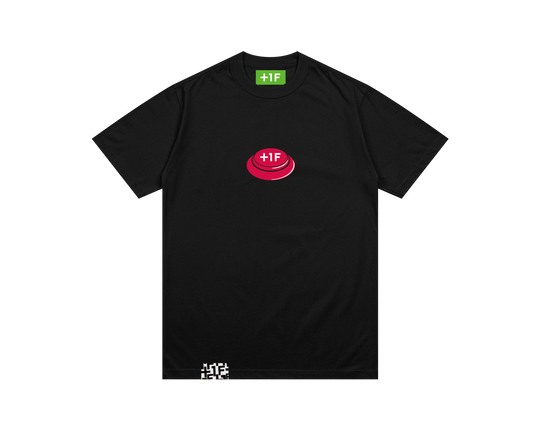 BUTTON LOGO TEE (NEW COLOR) /BLACK