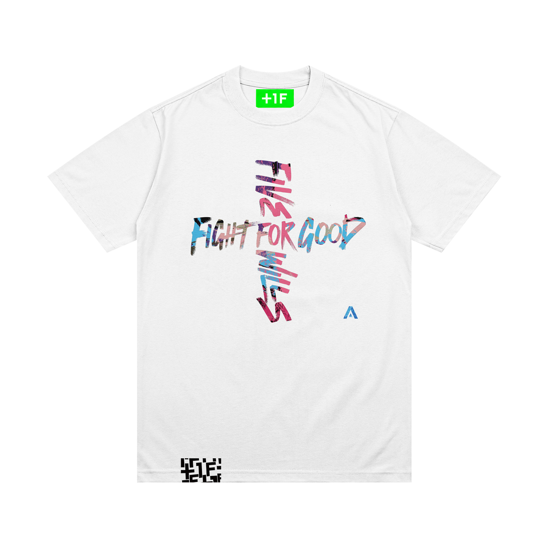 BUTTON LOGO TEE (NEW COLOR) | Tシャツ 白 | 格闘ゲーマーのための BUTTON LOGO TEE (NEW COLOR) | Tシャツ 白 | 格闘ゲーマーのための